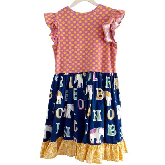 Eleanor Rose E is for Elephant Rhonda Twirl Dress Girls 8-10 Circus Alphabet - Picture 2 of 8